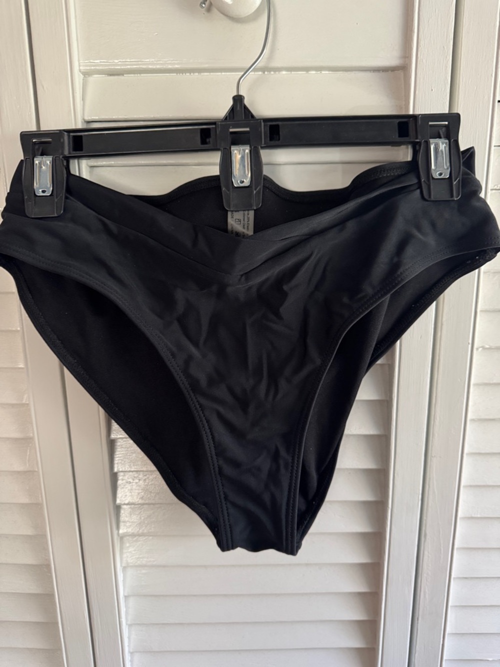 SHEIN Black High Waist Bikini Bottom